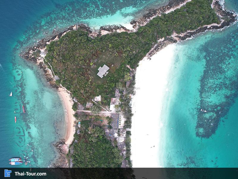 ภาพมุมสูงเกาะสาก