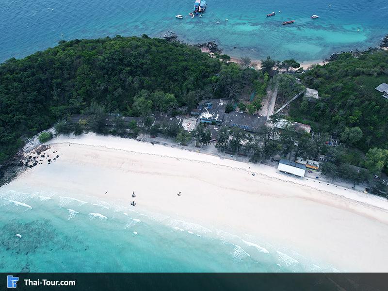 ภาพมุมสูงเกาะสาก