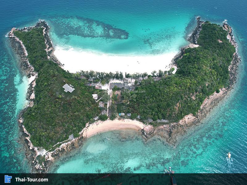 ภาพมุมสูงเกาะสาก