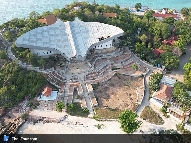 ภาพมุมสูง หาดแสม เกาะล้าน