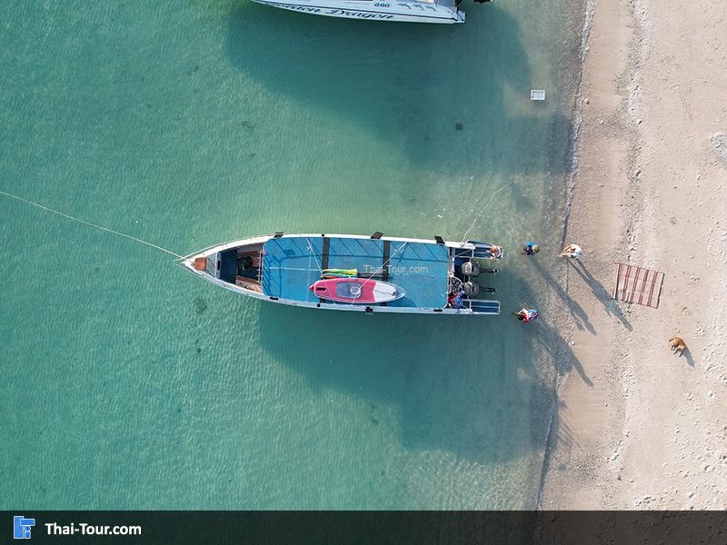 ภาพมุมสูง หาดแสม เกาะล้าน