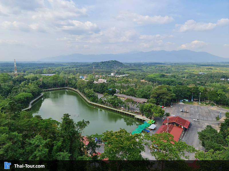 วิวด้านบน วัดเขาสุกิม