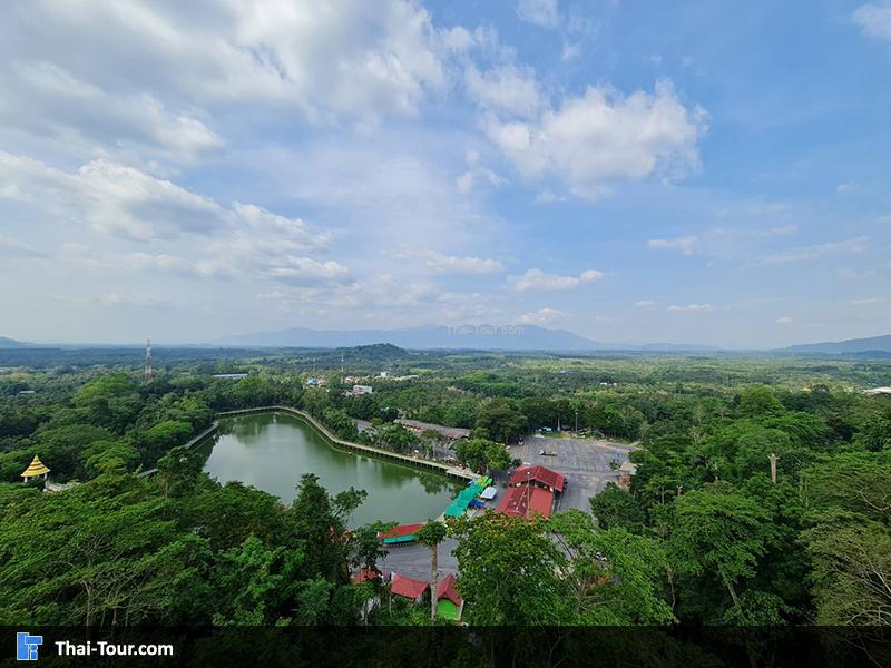 วิวด้านบน วัดเขาสุกิม