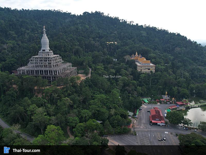 ภาพมุมสูง วัดเขาสุกิม