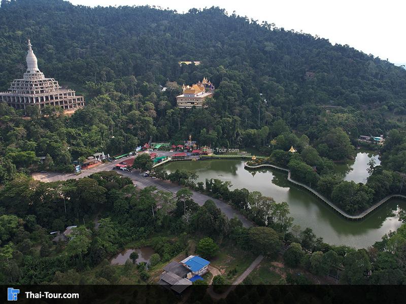 ภาพมุมสูง วัดเขาสุกิม