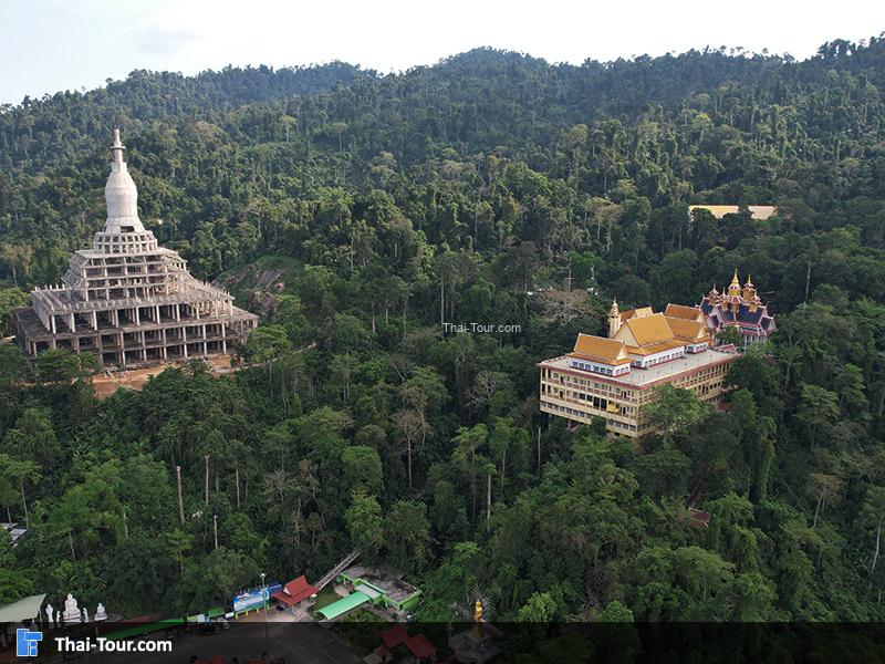 ภาพมุมสูง วัดเขาสุกิม
