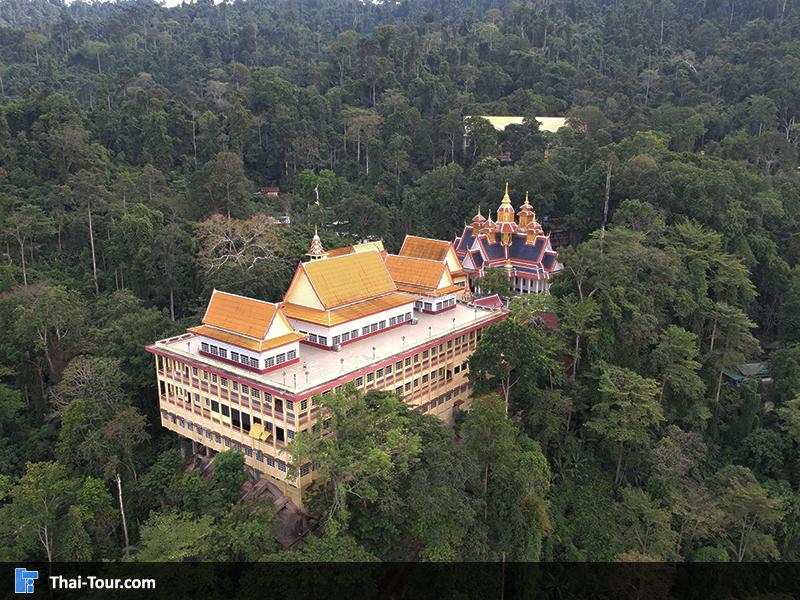 ภาพมุมสูง วัดเขาสุกิม