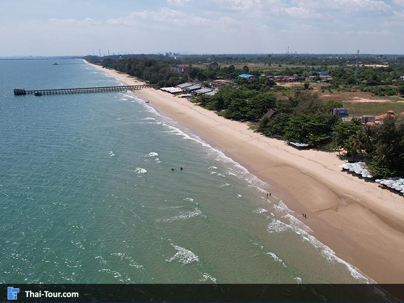 รุูปภาพมุมสูง หาดแม่รำพึง