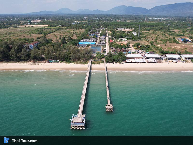 รุูปภาพมุมสูง หาดแม่รำพึง