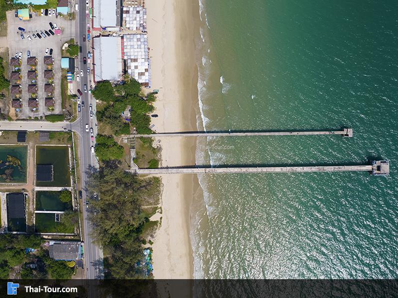 ภาพมุมสูง หาดแม่รำพึง