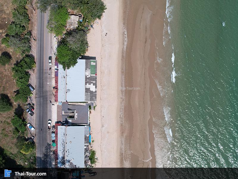 ภาพมุมสูง หาดแม่รำพึง