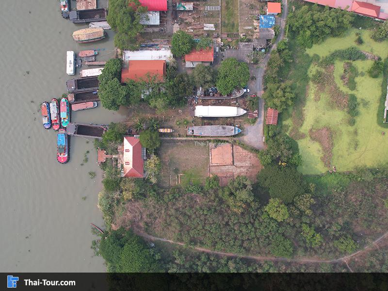 ภาพมุมสูง  บ้านฮอลันดา