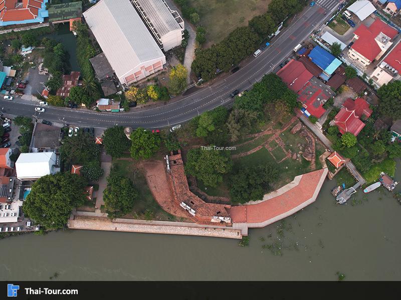 ภาพมุมสูง ป้อมเพชร