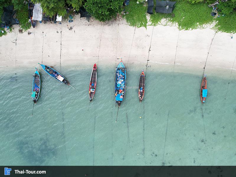 รุูปภาพมุมสูง หาดท้องยาง