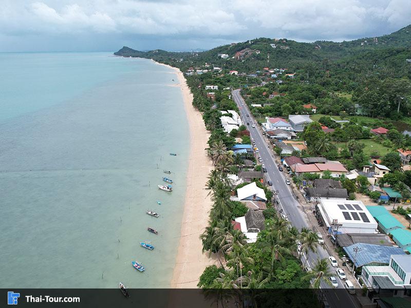 ภาพมุมสูง หาดบางปอ