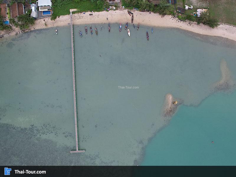 ภาพมุมสูง หาดลิปะน้อย