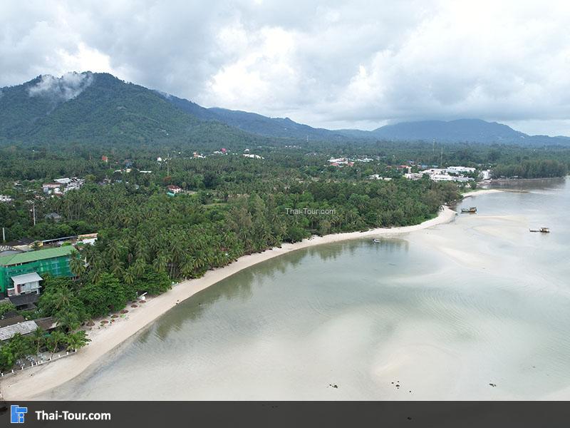 ภาพมุมสูงหาดหน้าทอน