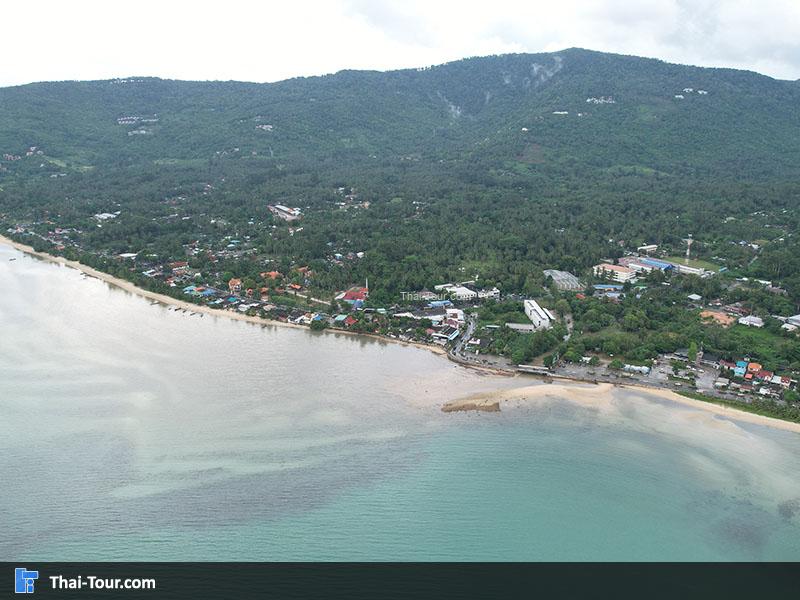 ภาพมุมสูงหาดหน้าทอน