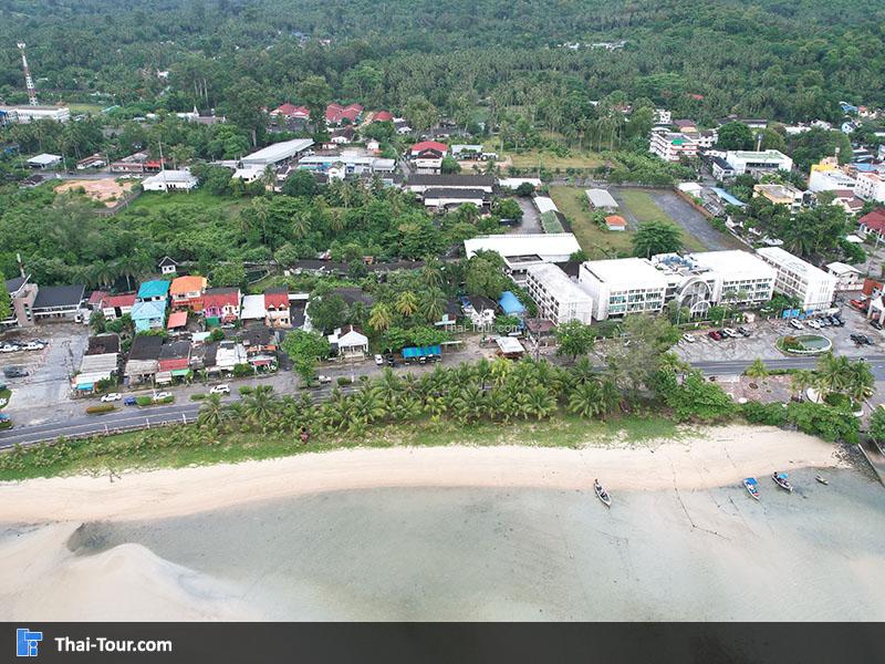 ภาพมุมสูงหาดหน้าทอน