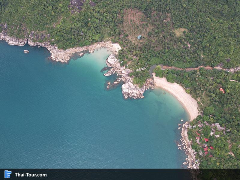 ภาพมุมสูงหาดธารเสด็จ