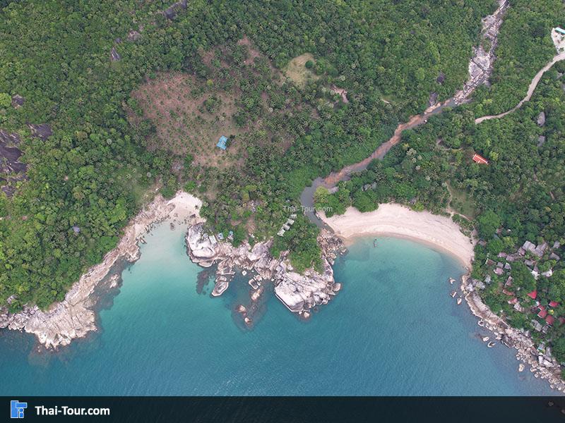 ภาพมุมสูงหาดธารเสด็จ