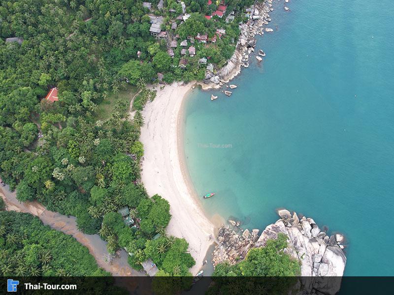 ภาพมุมสูงหาดธารเสด็จ