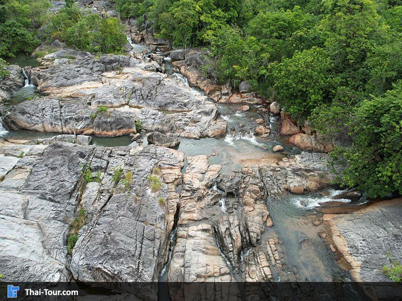 ภาพมุมสูง น้ำตกธารเสด็จ