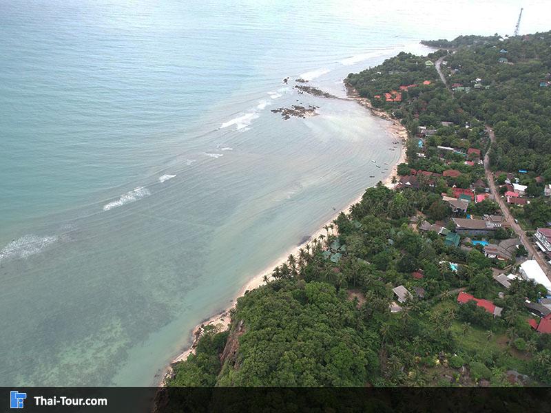 รุูปภาพมุมสูง หาดเจ้าเภา