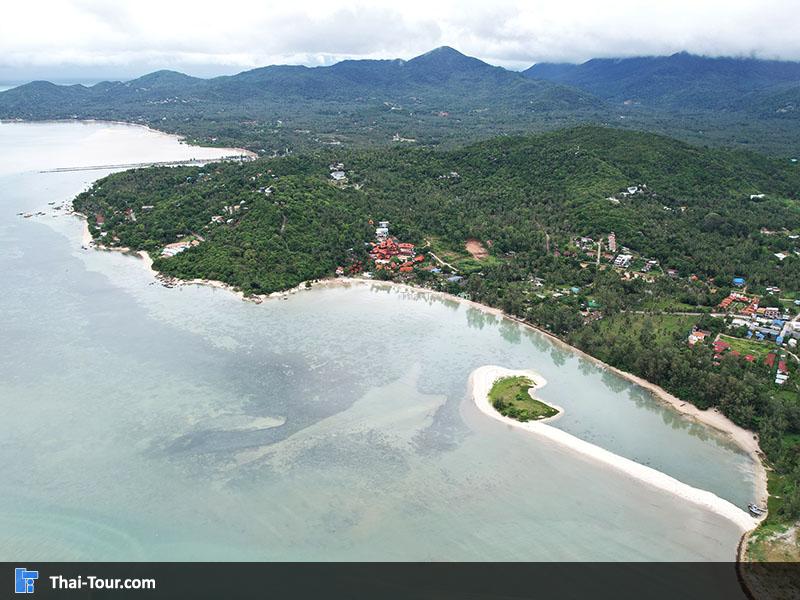 ภาพมุมสูงหาดท้องศาลา