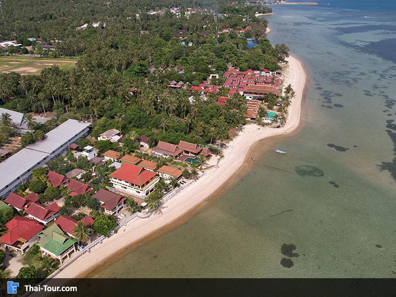 ภาพมุมสูง หาดบ้านใต้