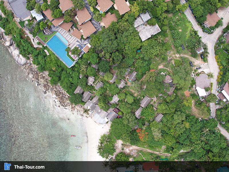 ภาพมุมสูง หาดริ้น
