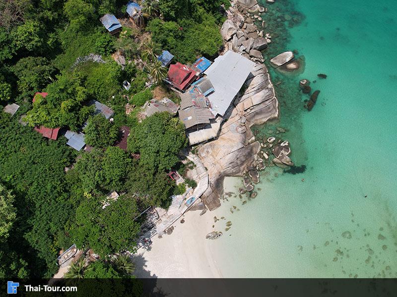 ภาพมุมสูง หาดริ้น