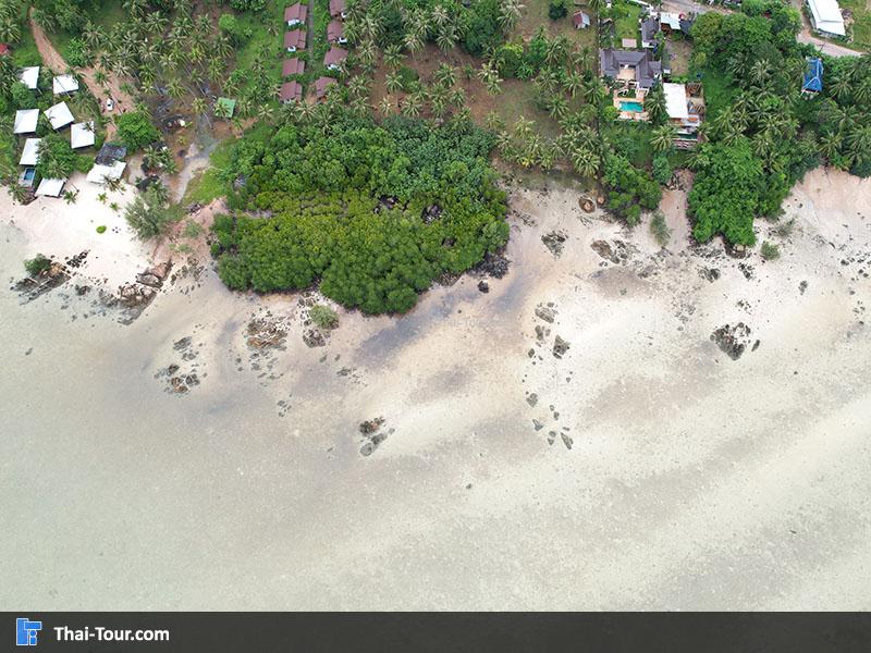 ภาพมุมสูง หาดหินกอง เกาะพะงัน