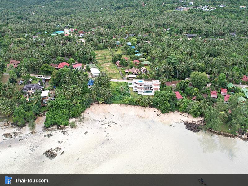 ภาพมุมสูง หาดหินกอง เกาะพะงัน