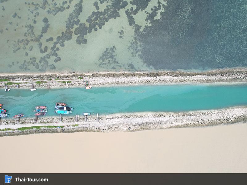 ภาพมุมสูง อ่าววกตุ่ม