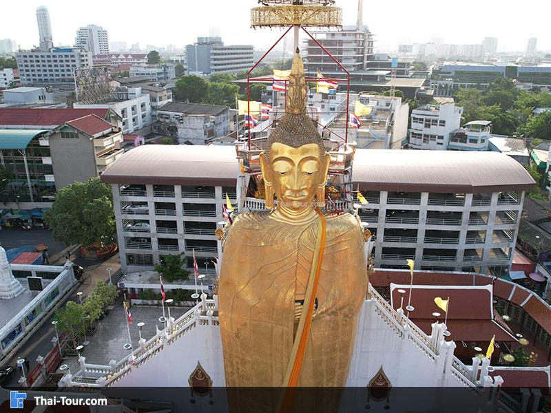ภาพมุมสูง วัดอินทรวิหาร