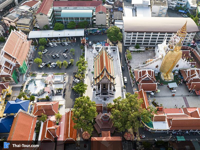 ภาพมุมสูง วัดอินทรวิหาร