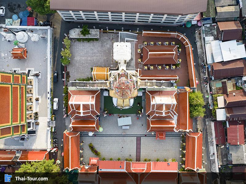 ภาพมุมสูง วัดอินทรวิหาร