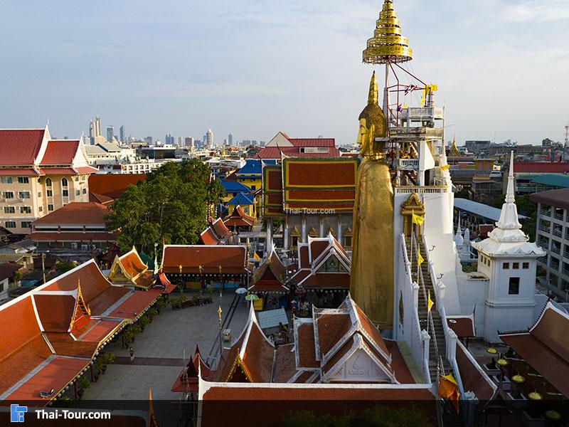 ภาพมุมสูง วัดอินทรวิหาร