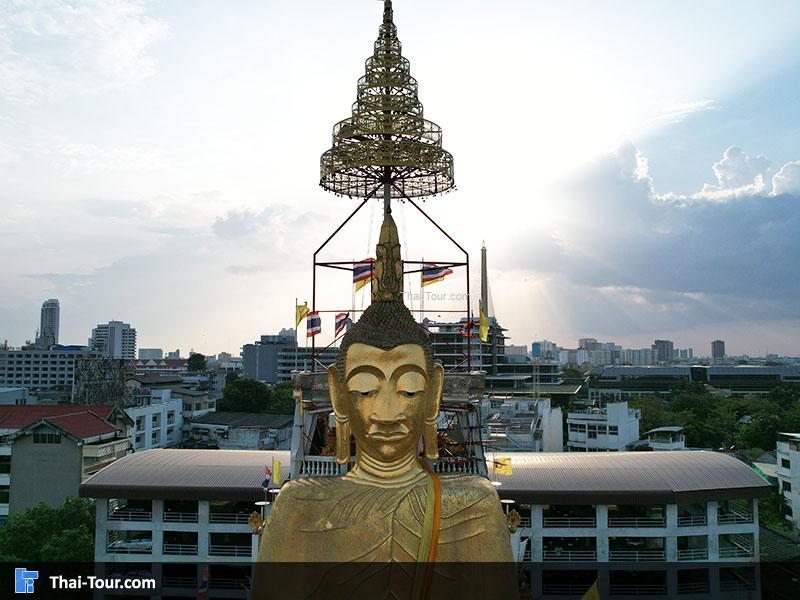 ภาพมุมสูง วัดอินทรวิหาร