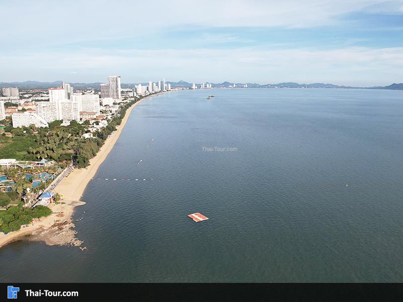 ภาพมุมสูงหาดดงตาล