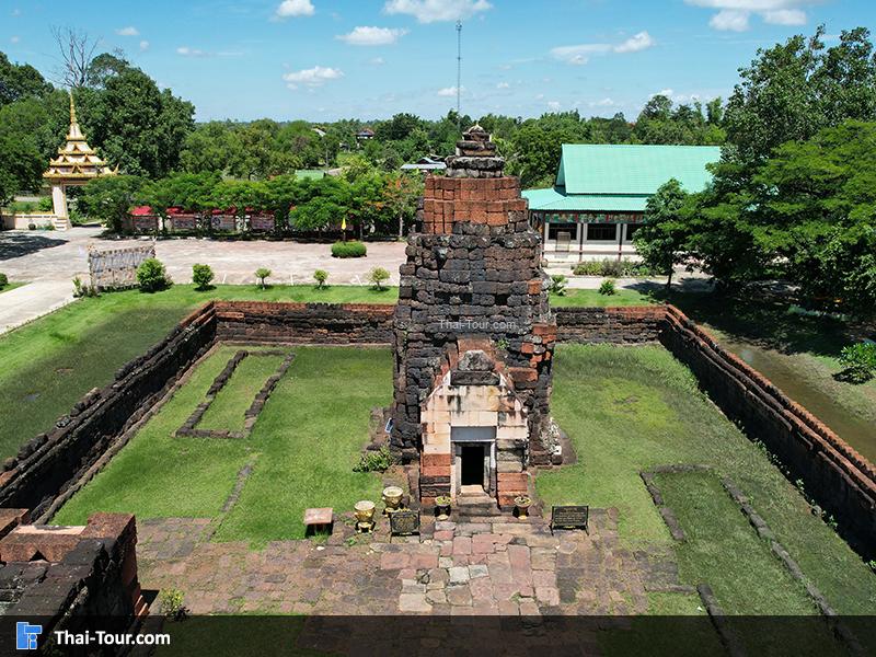 ภาพมุมสูง ปรางค์กู่ หรือ ปราสาทหนองกู่