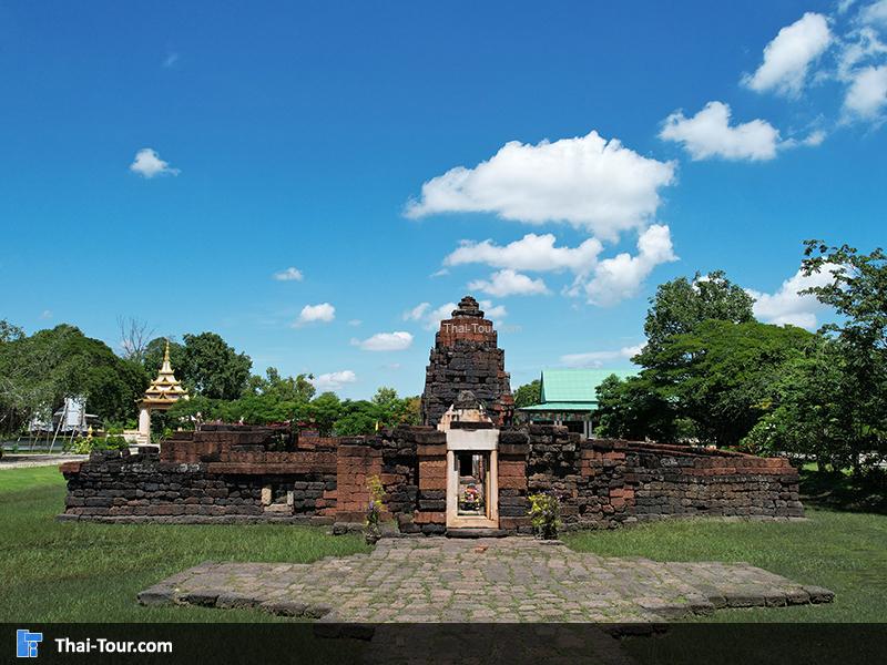 ภาพมุมสูง ปรางค์กู่ หรือ ปราสาทหนองกู่