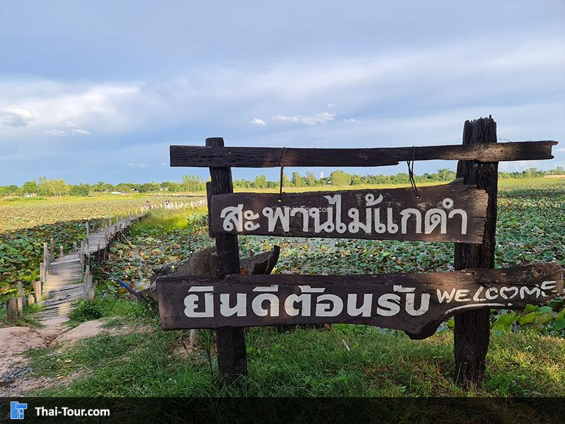 สะพานไม้แกดำ