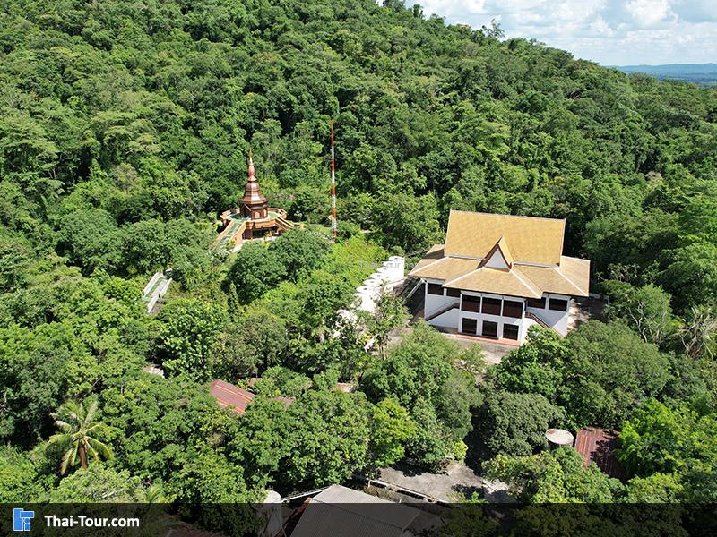 ภาพมุมสูง วัดบรรพตคีรี ภูจ้อก้อ