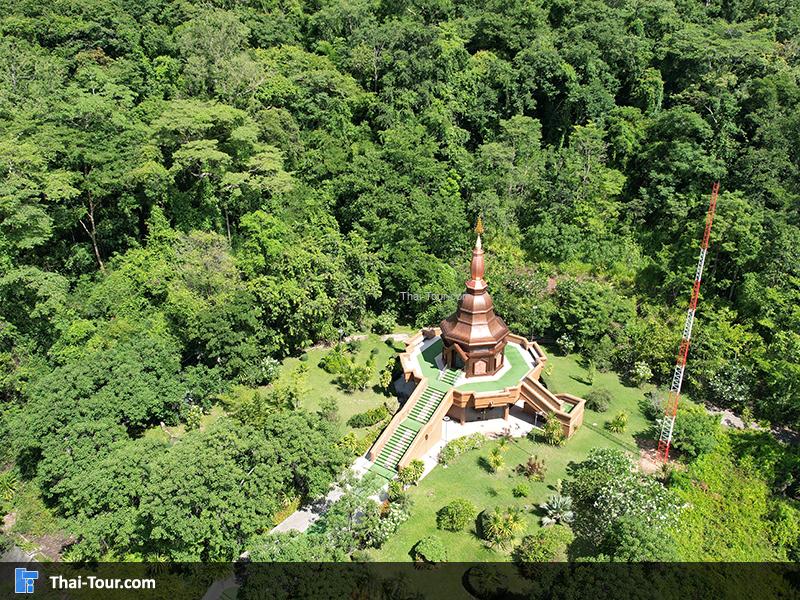 ภาพมุมสูง วัดบรรพตคีรี ภูจ้อก้อ