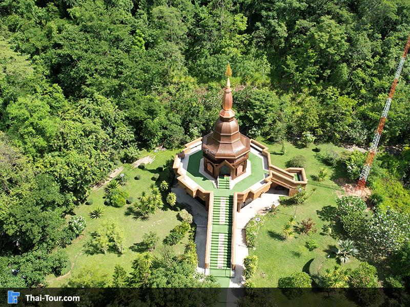 ภาพมุมสูง วัดบรรพตคีรี ภูจ้อก้อ