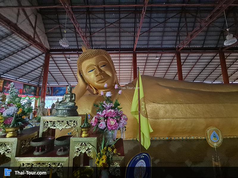 พระนอนขนาดใหญ่ปางทรงพระสุบินที่ประดิษฐาน
