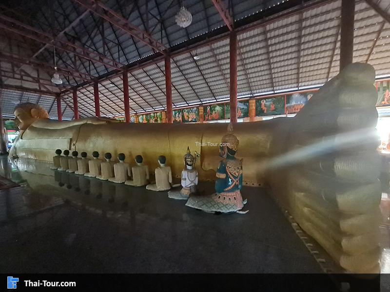 พระนอนขนาดใหญ่ปางทรงพระสุบินที่ประดิษฐาน