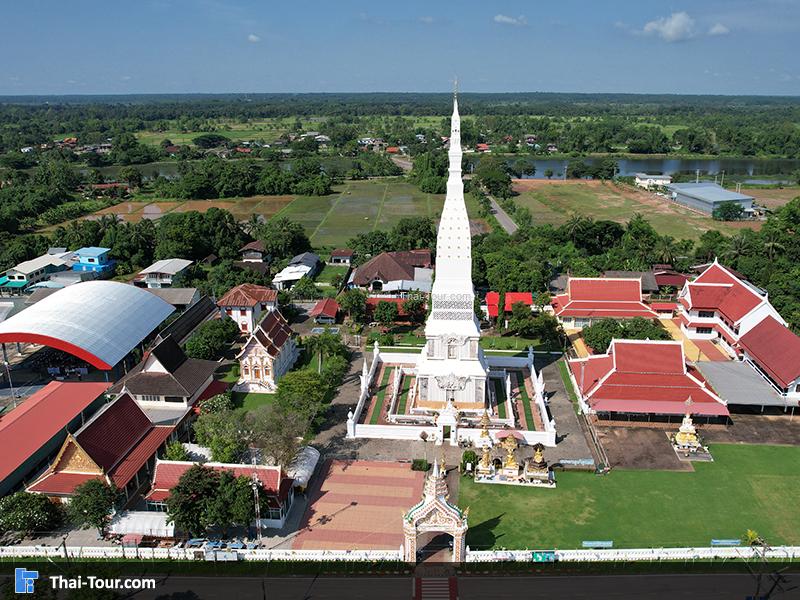 ภาพมุมสูงพระธาตุท่าอุเทน